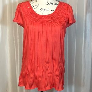 Pink Blouse w/ Sequined Collar